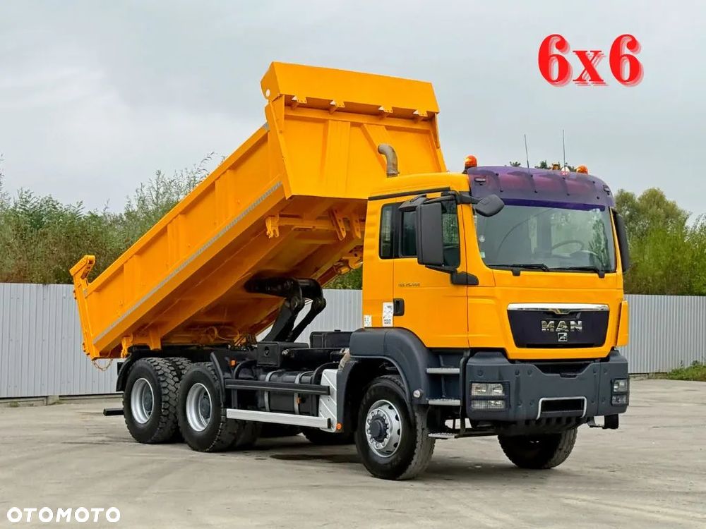 MAN TGS 26.440 * WYWROTKA 5,20 m + BORDMATIC * 6x6 * STAN BDB