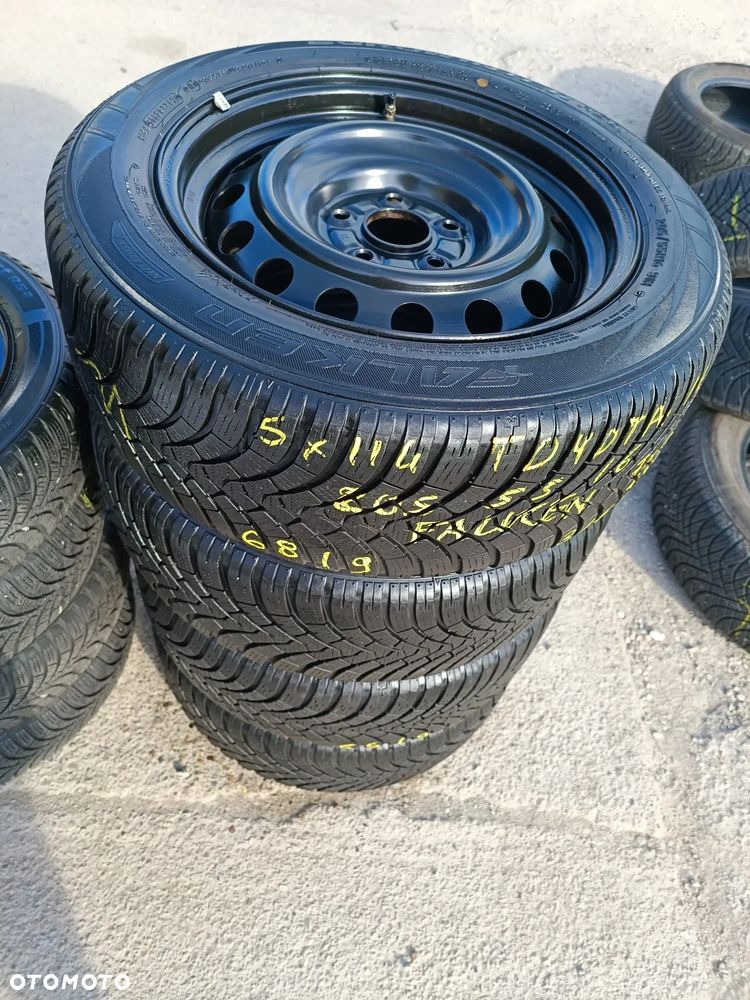 5x114,3 Felgi Stalowe Stal 16 5x114 Koła Zimowe Zima Fiat Sedici SUZUKI Swace SX4 TOYOTA AVENSIS VERSO CAMRY AURIS COROLLA LEXUS Legnica ALU-RAD 205/55 6,5mm - 2