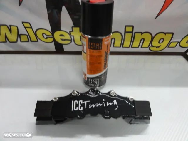 Tinta em spray de alta temperatura Foliatec para bombas / pinças de travão, kit 2 componentes em vermelho brilhante, azul brilhante, branco brilhante, preto brilhante, amarelo brilhante, cinza prata brilhante, gun metal brilhante, verde brilhante preto mate - 11