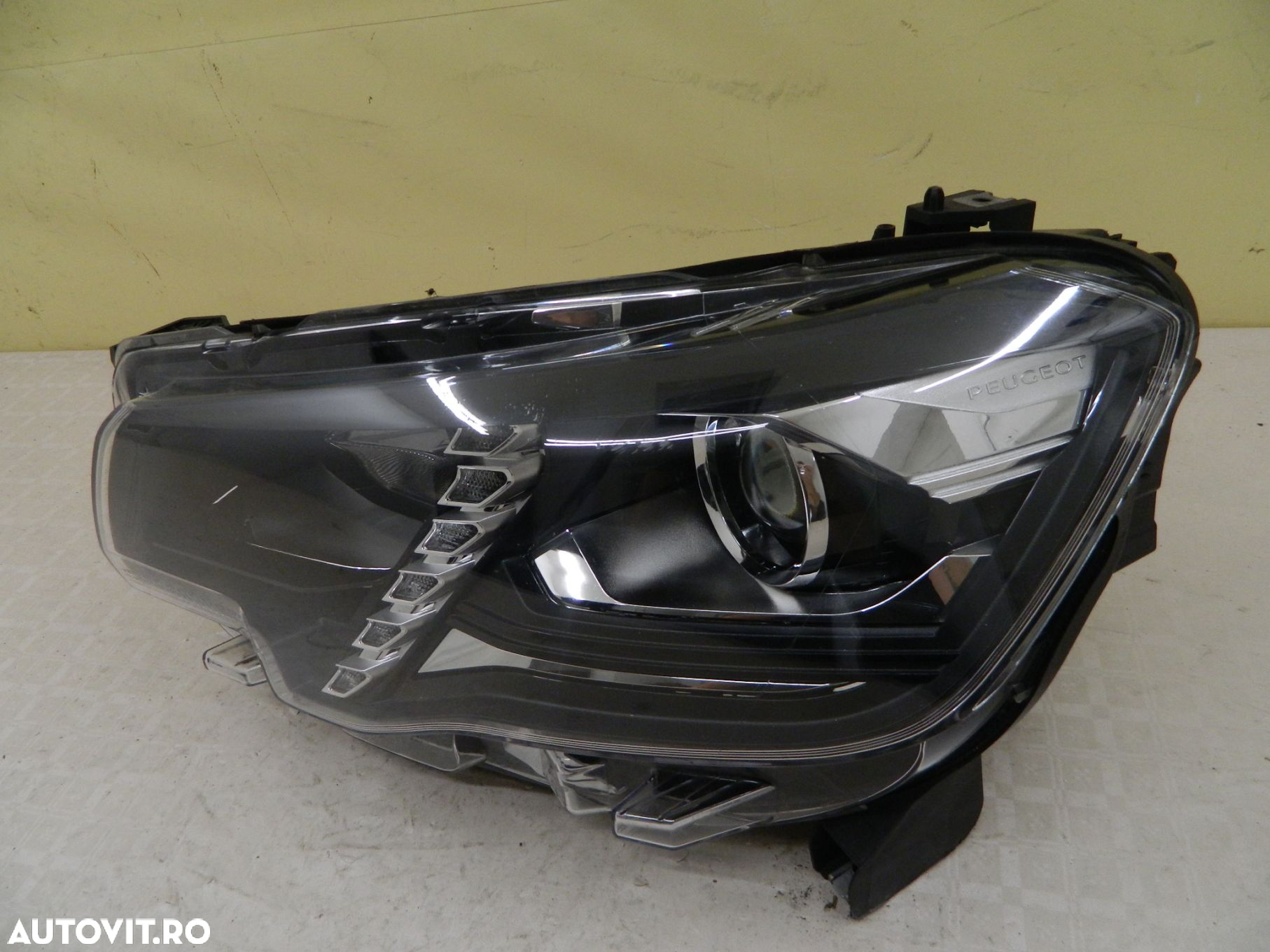 Far stanga Peugeot Rifter Halogen LED, 2018, 2019, 2020, 2021, 2022,cod origine 9816827280. - 4