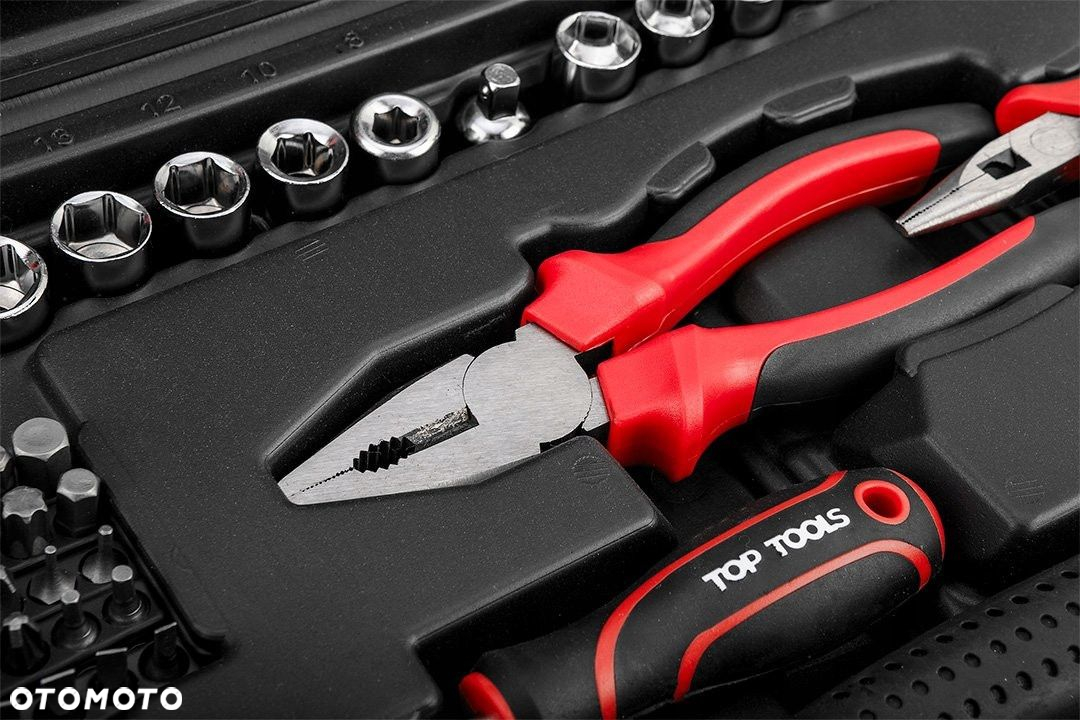 ZESTAW KLUCZE NASADOWE 1/4" 3/8" 194EL NARZĘDZI WALIZKA 38D545 TORX NASADKI - 11