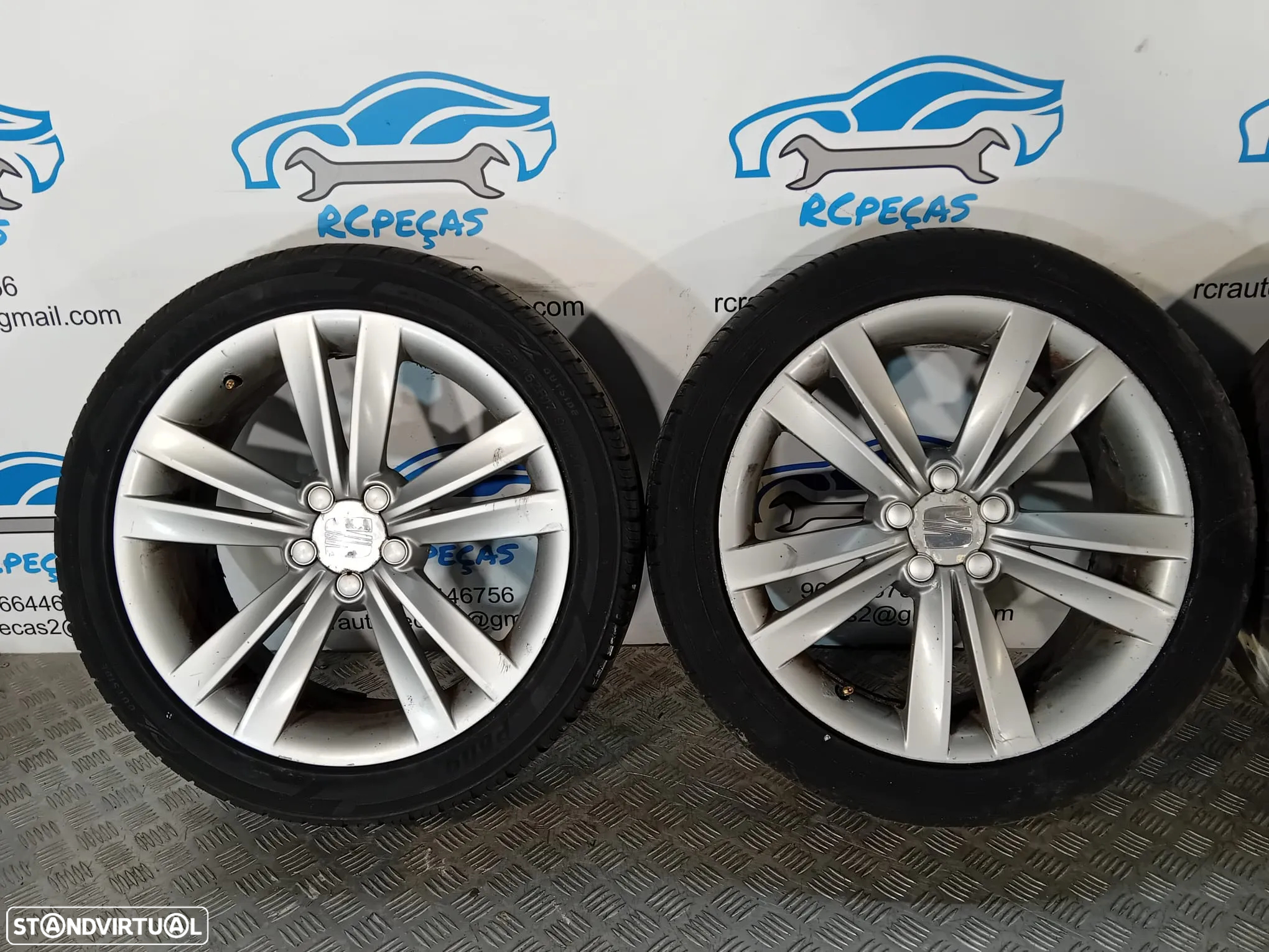 .Jantes 17 Originais Seat Leon FR SPORT 1M 7J ET38 1M0601025P - 6