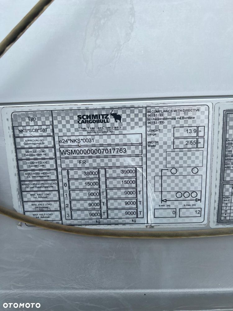 Schmitz Cargobull 2017 firanka nowa plandeka XL mało używana bogato wyposażona wron-pol - 21