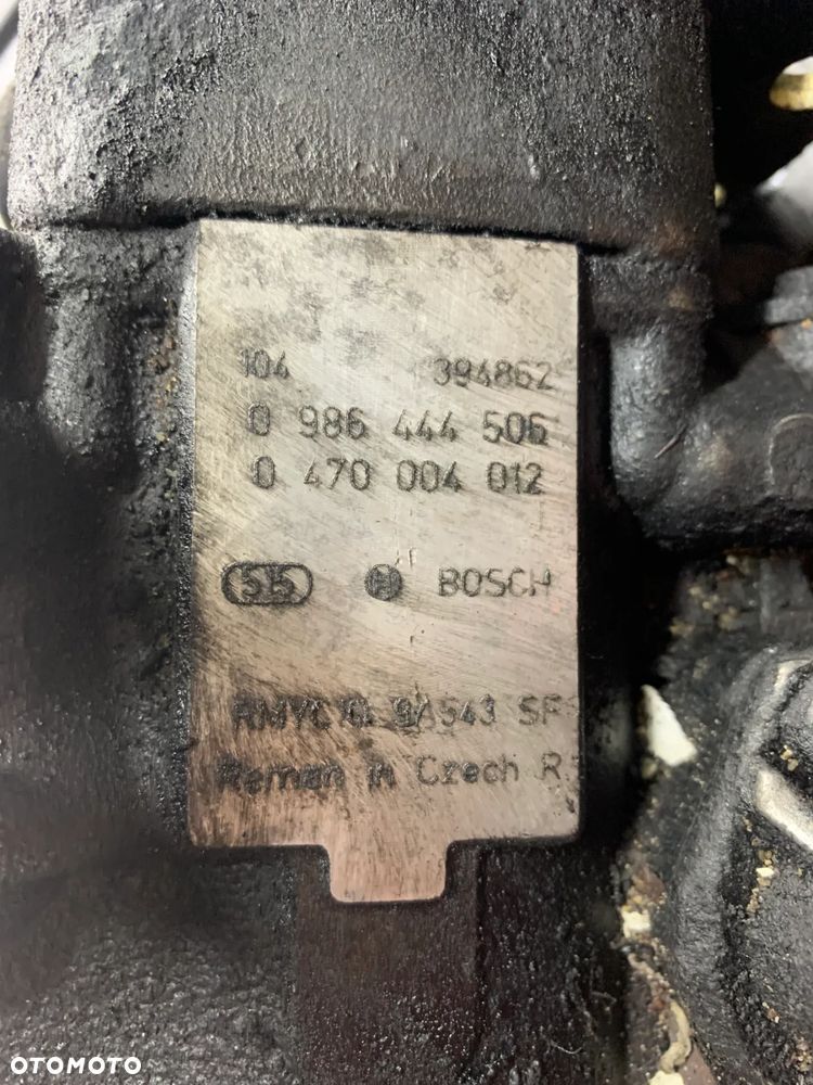 POMPA WTRYSKOWA TRANSIT 2.0 2.4 TDDI 0986444506 0470004012 BOSCH ORYGINAŁ - 2