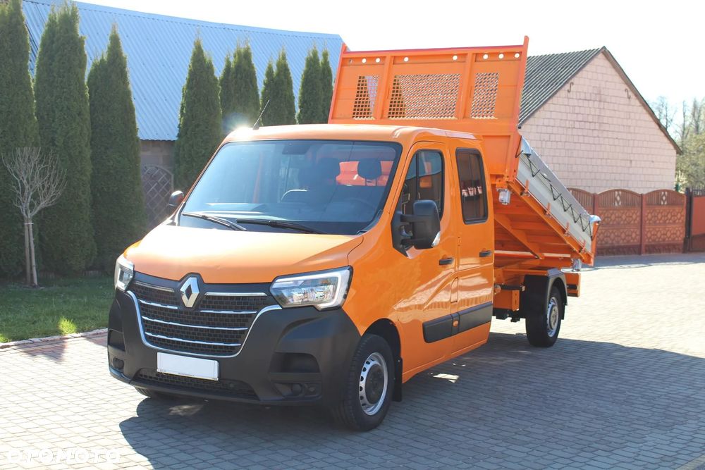 Renault MASTER / MOVANO / BRYGADÓWKA / DOKA / WYWROTKA / 6 OSÓB / POLSKI SALON / NISKI PRZEBIEG / - 7