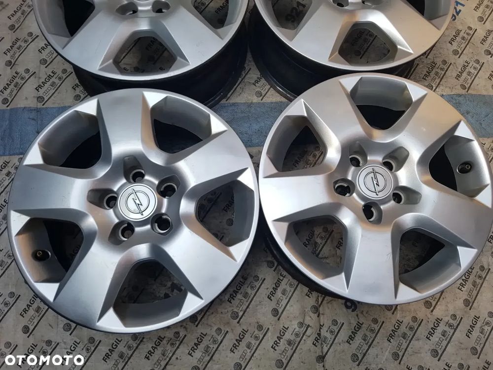 FELGI STALOWE STRUKTURALNE KOŁPAKI OPEL  5x110 6,5JX16 ET39 ASTRA H MERIWA B ZAFIRA B VECTRA C - 10
