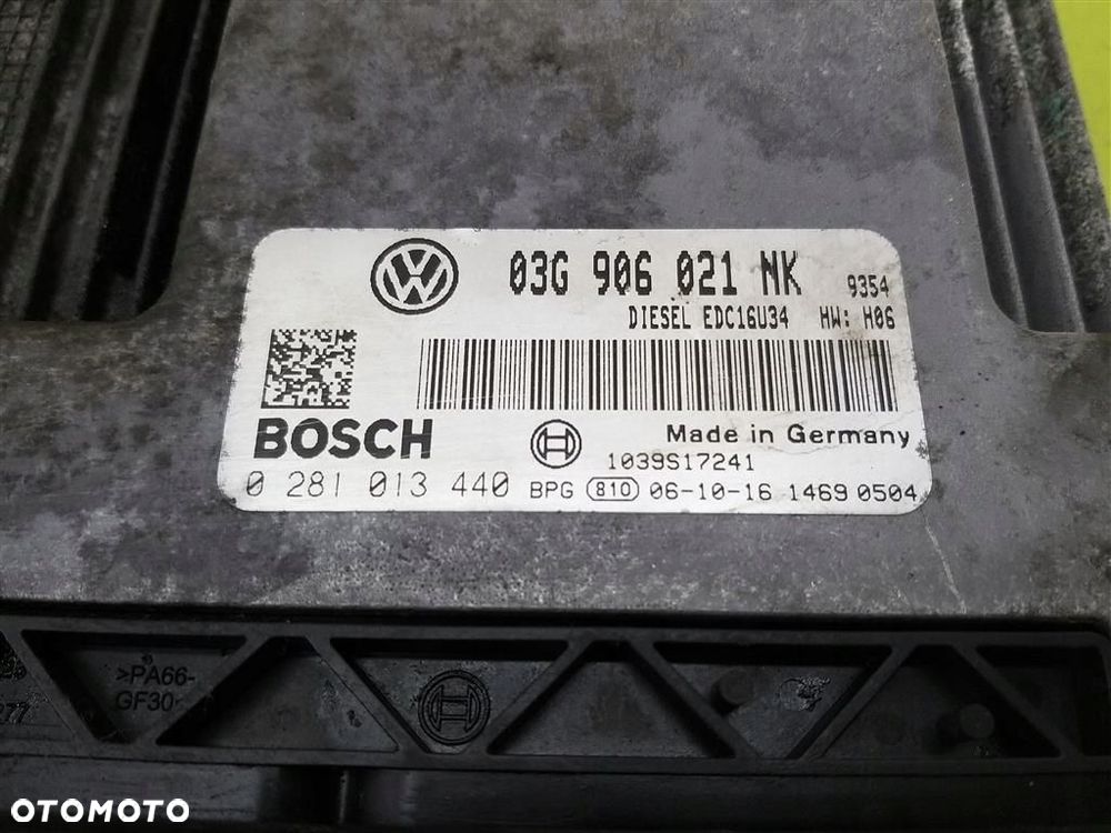 Komputer sterownik silnika VW Passat  B6 2.0TDI 140KM 2005-2010R 0281013440 - 5