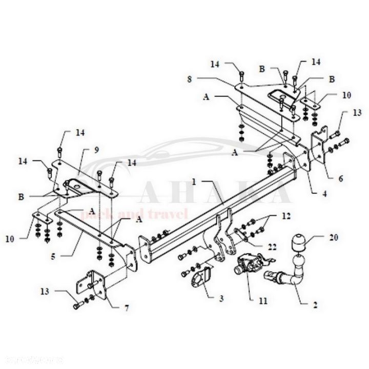 Hak Holowniczy Automat Do Honda Civic (3 Drzwi) 2001-2007 - 3
