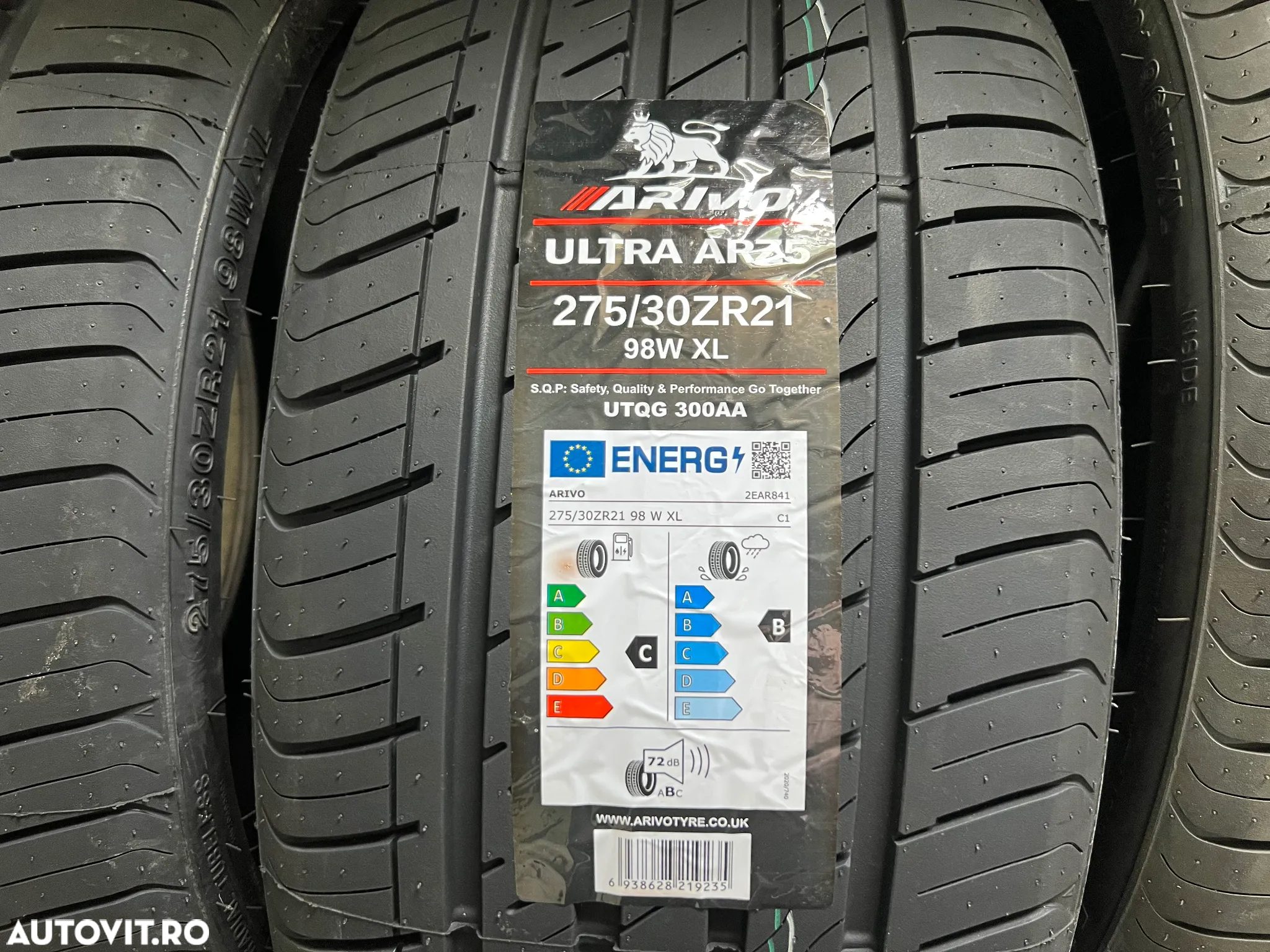 4 Anvelope Vara 245-35-21 fata si 275-30-21 spate noi BMW F01 F02 G30 G31 G01 G02 Mercedes W222 S class Audi Porsche fabricatie 2024 protectie janta - 3