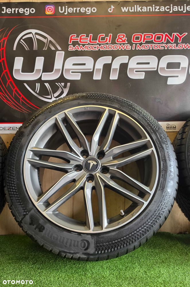 Koła zimowe TESLA MODEL S PLAID 19x5x120 - Continental WinterContact Ts870P 255/45/R19 + TPMS 2,4Ghz - 4