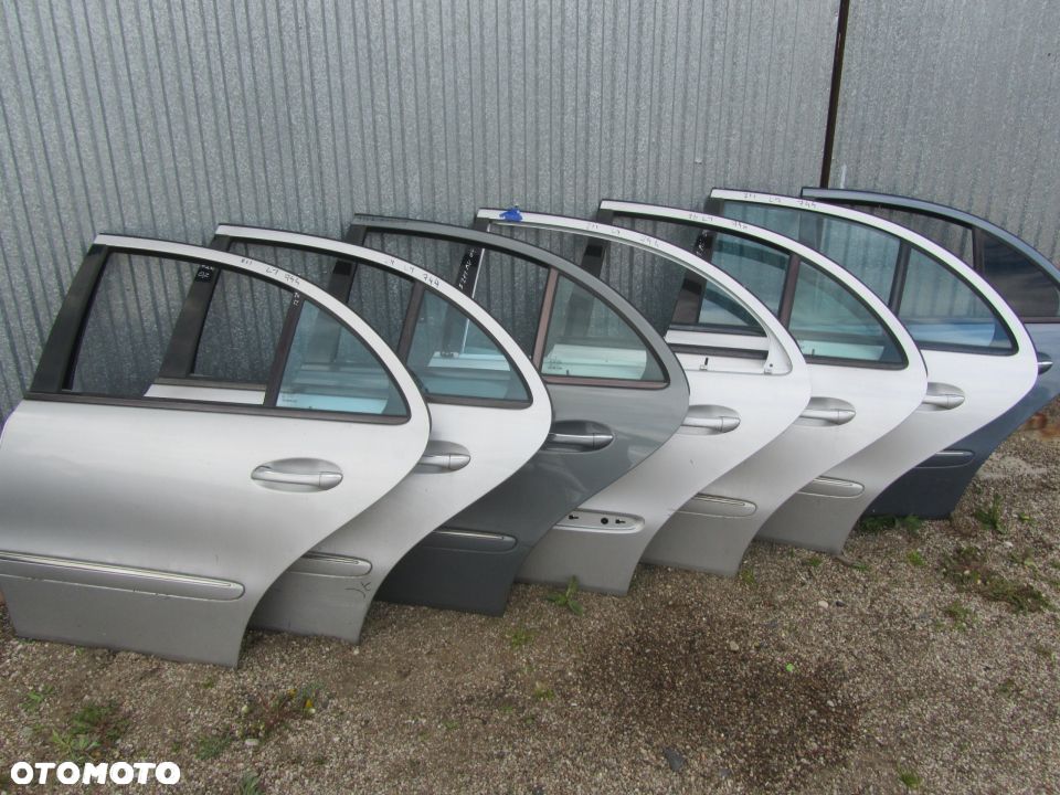 MERCEDES E 211 drzwi szyba zamek listwa tylne lewe sedan