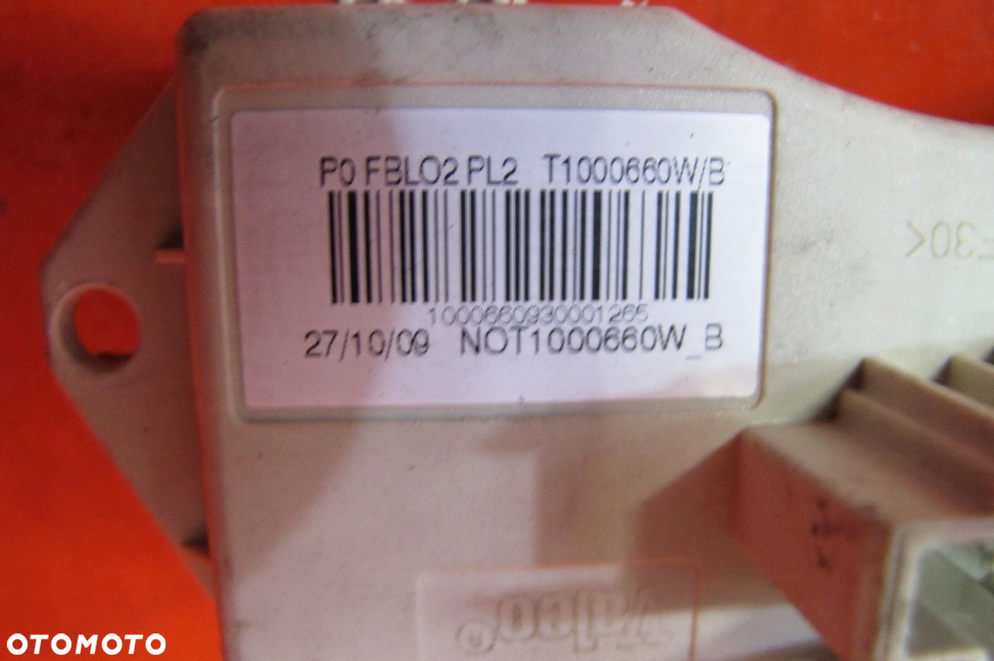 BMW 3 E90 LCI E91 REZYSTOR OPORNIK OPORNICA DMUCHAWY NAWIEWU T1000660W/B - 2