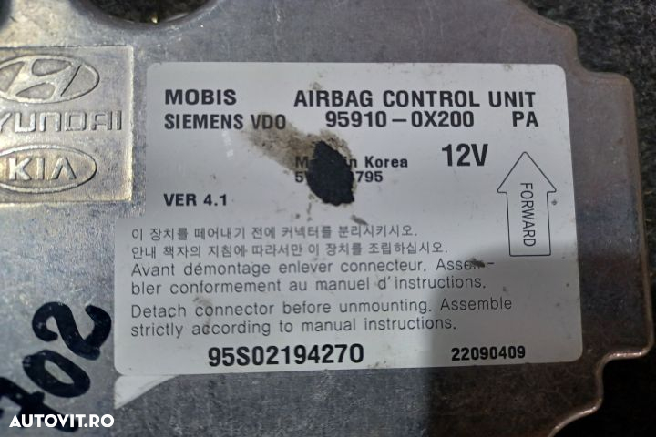 Calculator airbag 959100X200 Hyundai i10 2 [2013 - 2016] Hatchback 1. - 4