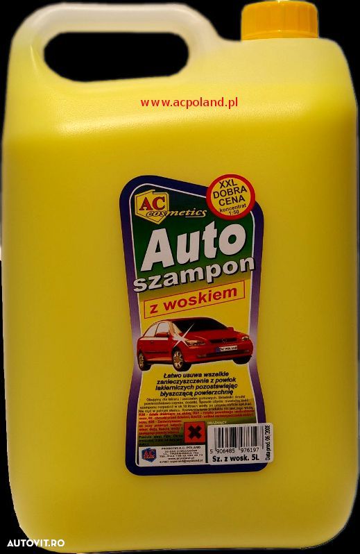 Sampon auto cu ceara AC Cosmetics pentru luciu 5 litri - 1