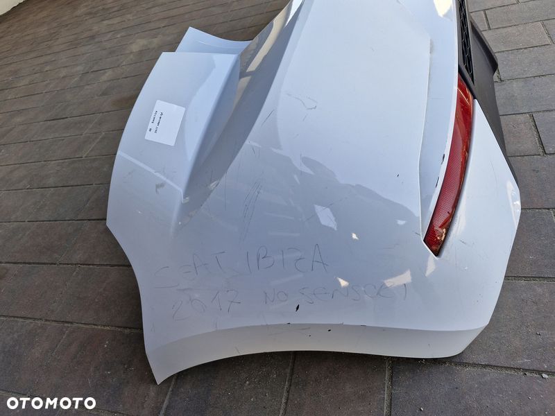 seat ibiza v 5 zderzak tył tylny bez pdc - 4