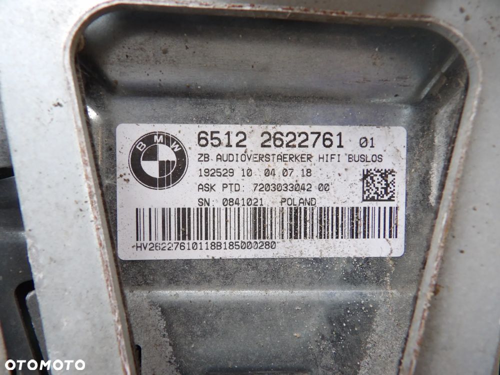 BMW - F48,X1 - WZMACNIACZ HIFI - 2622761 - 3