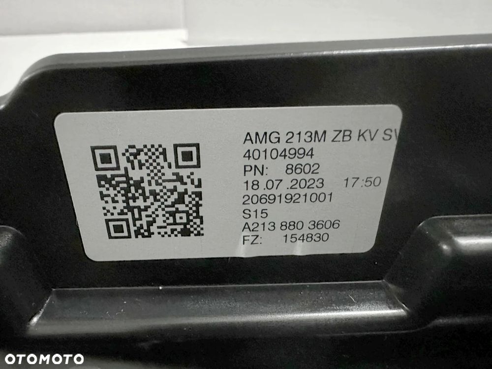 ATRAPA GRILL Mercedes E-klasa W213 W238 Lift - AMG Diamond - 14