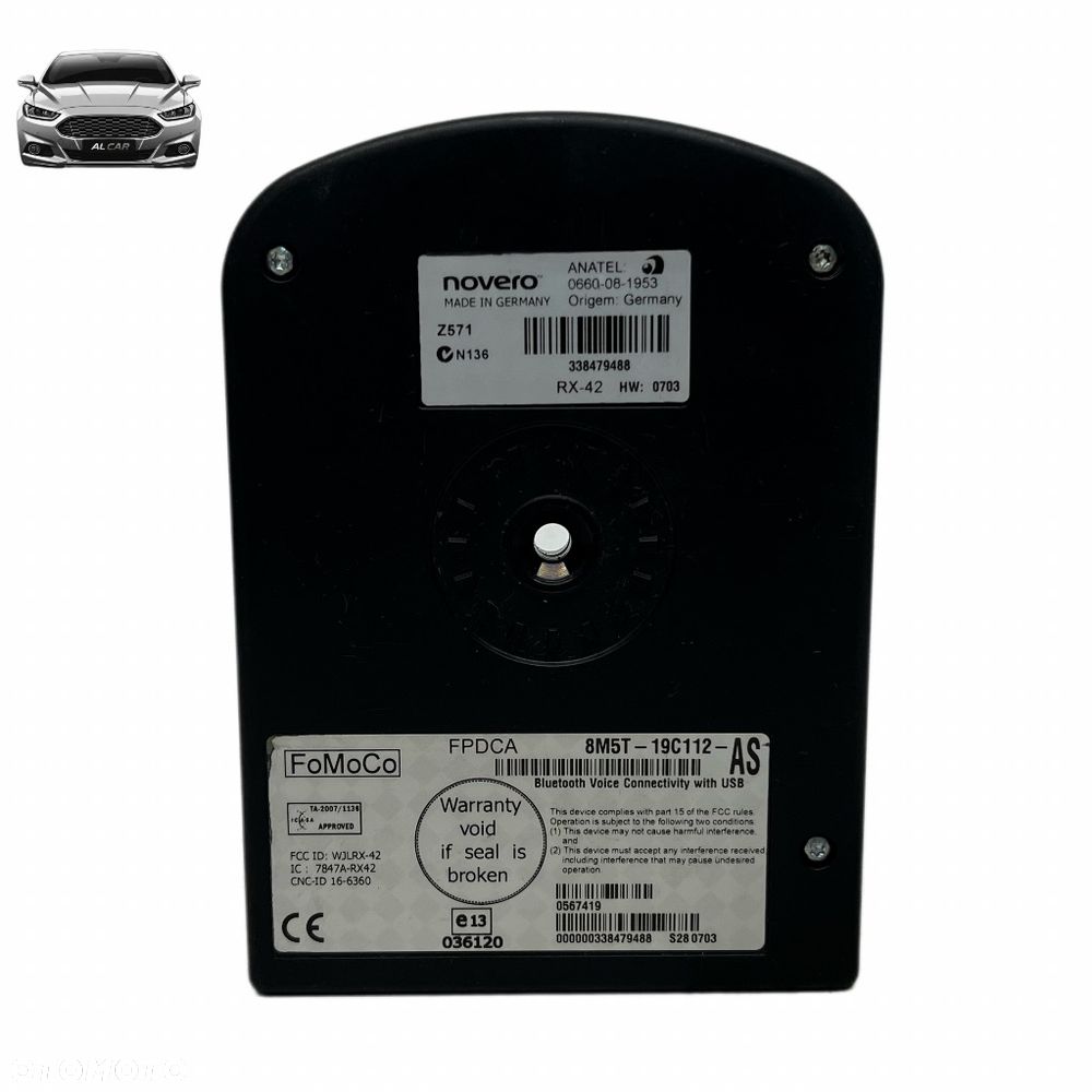 MODUŁ STEROWNIK BLUETOOTH MONDEO MK4, S-MAX MK1, FOCUS MK3 8M5T-19C112 - 5