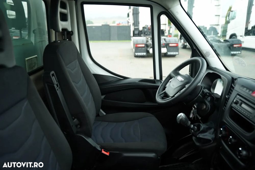 Iveco DAILY 35-160 / BASCULABILĂ - 2,9 M / BENĂ DIN OȚEL / ROȚI SPATE DUBLE / MANUALĂ / IMPORT - 31