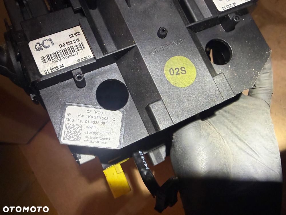 Przełącznik zespolony czujnik kąta skrętu Volkswagen Golf V 1K0953503DQ 1K0953549BB - 3