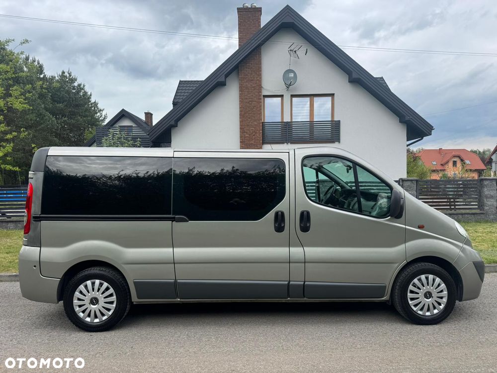 Opel VIVARO L2H1 Długi Klima Elektryka Skóry Dubel Kabina 6os Brygadówka Hak - 3