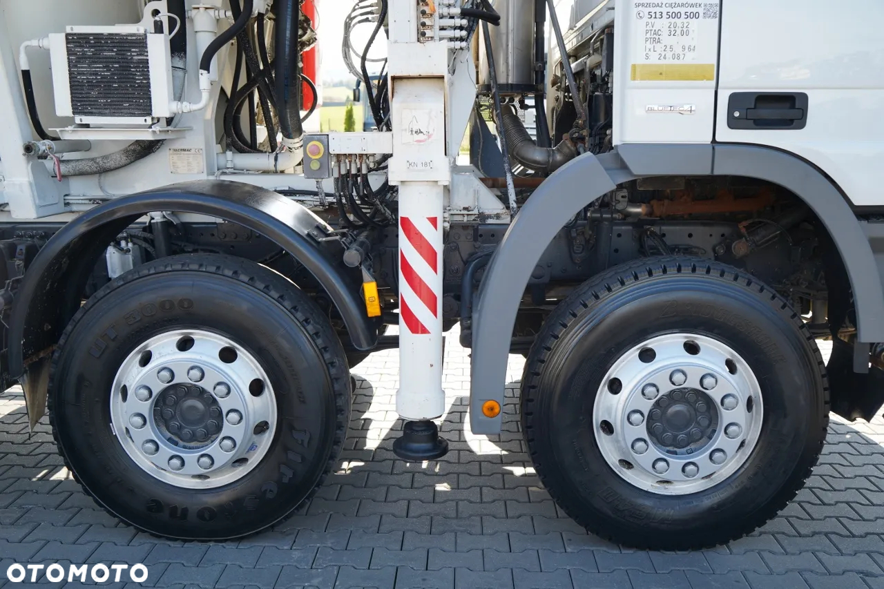 Mercedes-Benz ACTROS 3241 / POMPOGRUSZKA / 8X4 / BETONIARKA + POMPA SERMAC 3Z24 / EPS + SPRZĘGŁO / ALUFELGI - 22
