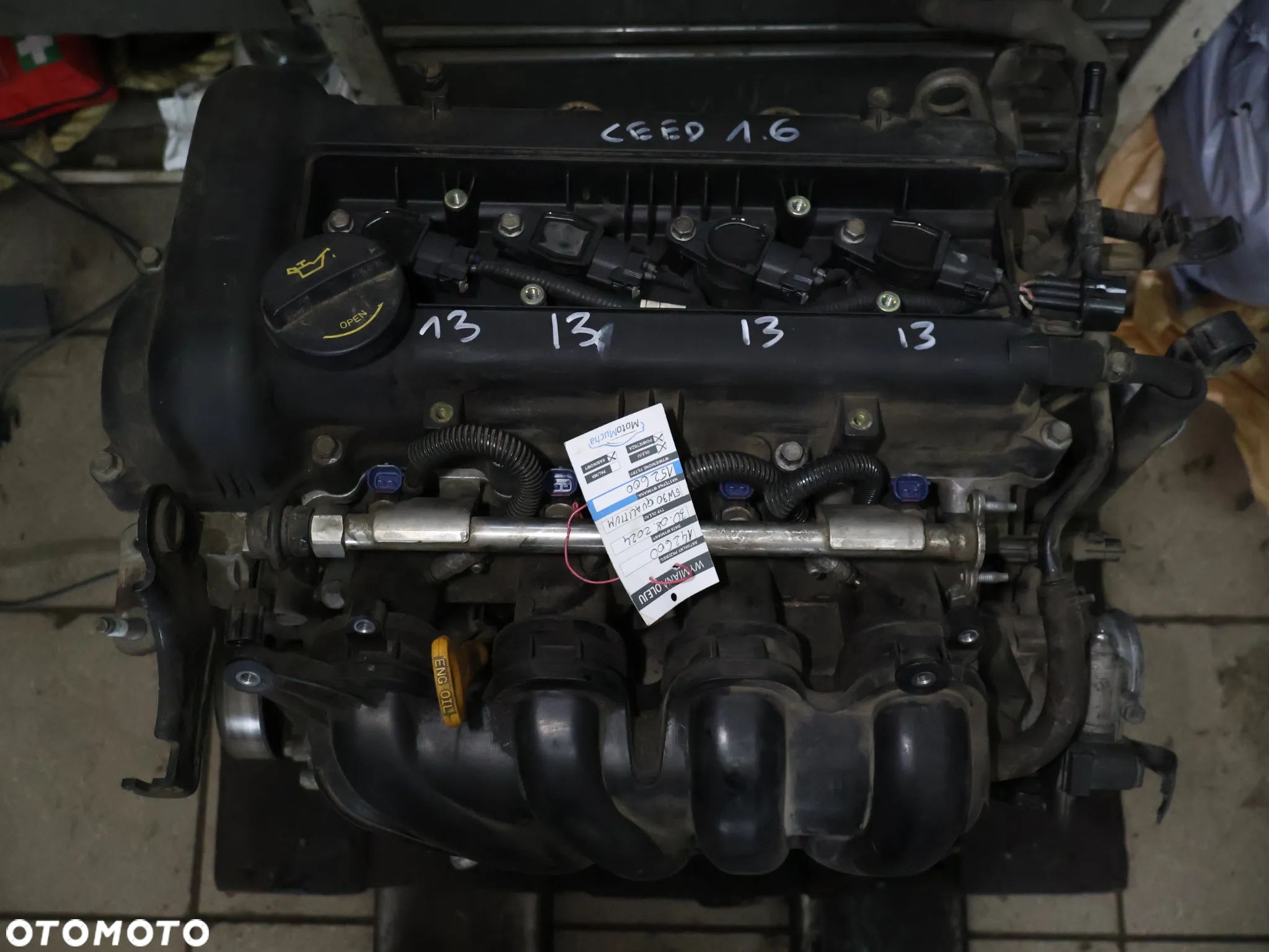 KIA CEED I 1.6 16V G4FC 122KM SILNIK POMIAR 06-12R GWARANCJA - 1