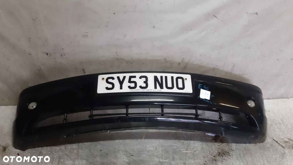 ! ZDERZAK PRZÓD PRZEDNI BMW E46 SEDAN TOURING KOMBI LIFT FL SCHWARZ II 2 CZARNY - 1