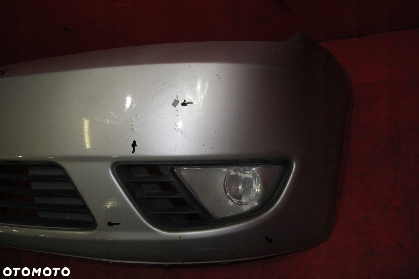 FORD FIESTA 5 V MK6 JH SREBRNY HALOGENY ZDERZAK PRZÓD 02-05 LAKIER 62 - 6