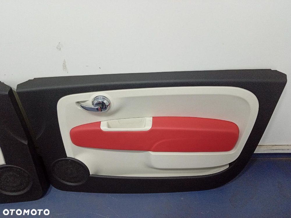 FIAT 500 500E I 12-19 USA FOTELE KANAPA BOCZKI KOMPLET - 16