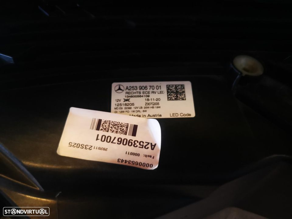 MERCEDES GLC W253 FAROL DIREITO - FF310 - 9