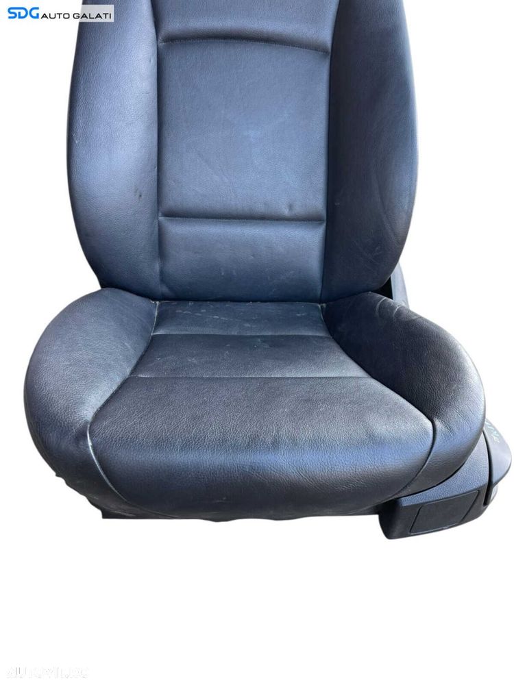 Scaun Piele Neagra cu Incalzire Stanga Fata Sofer BMW Seria 5 F10 F11 2009 - 2017 Cod 52107234966 52107266345 52109144893 52107230648 [B4800] - 5
