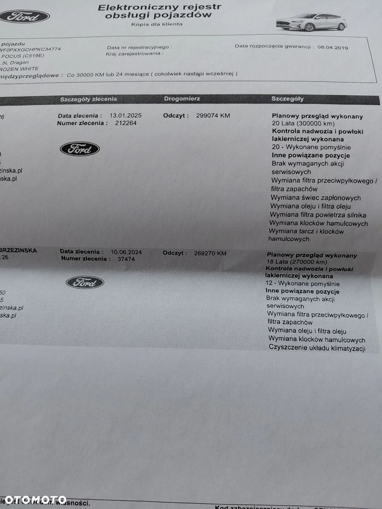Ford Focus 1.5 EcoBoost Titanium ASS - 19