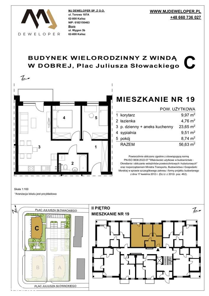 Mieszkanie nr 19 na "Osiedlu Dobre" budynek C
