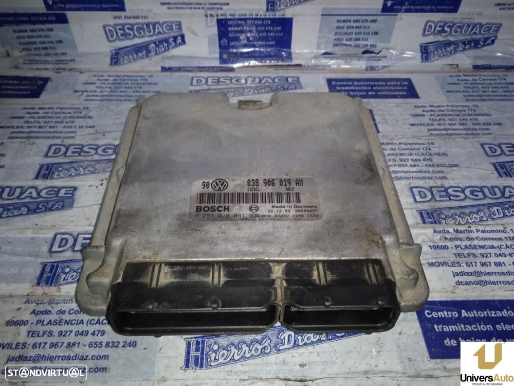 CENTRALINA MOTOR UCE VOLKSWAGEN BORA 2003 -0281010091 - 3