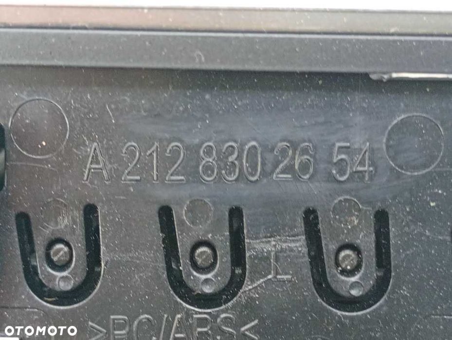 dekor konsoli kratka nawiewu listwa chrom mercedes w212 e-klassa A2128302854 - 4