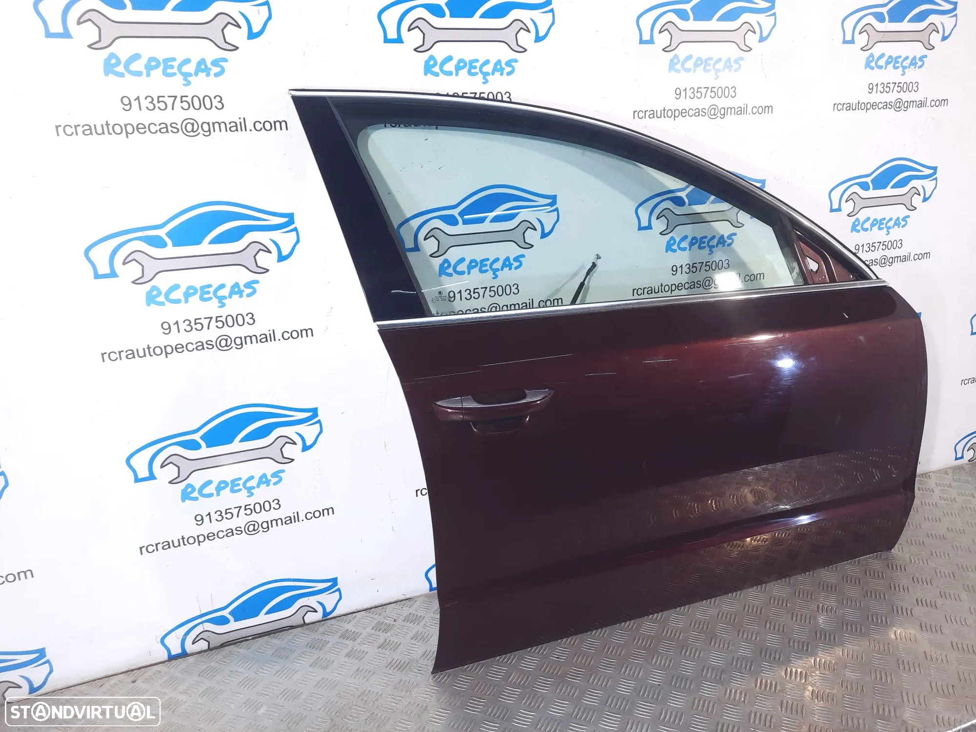 PORTA FRENTE FRONTAL DIREITA SKODA SUPERB II 2 3T0831056 MOTOR ELEVADOR PUXADOR VIDRO - 4