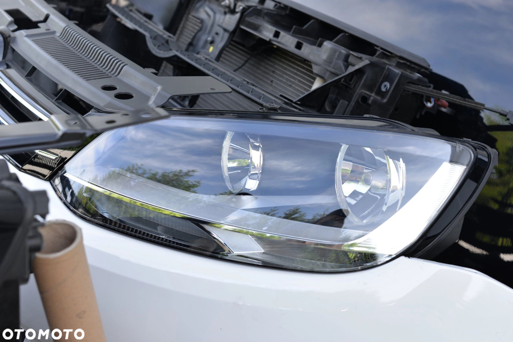 MASKA ZDERZAK GRILL BŁOTNIK LAMPA H7 XENON PAS BELKA VW SHARAN 10- 7N0 - 9