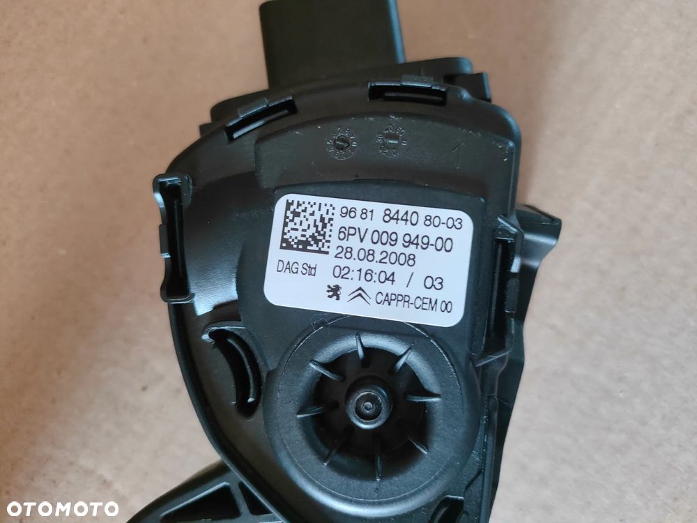 PEUGEOT 207 06- 1.6 VTI PEDAŁ POTENCJOMETR GAZU 9681844080 - 3