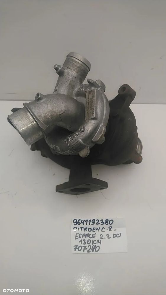 TURBINA 2.2 HDI 2.2 JTD 128KM 129KM C8 9641192380 707240 - 1