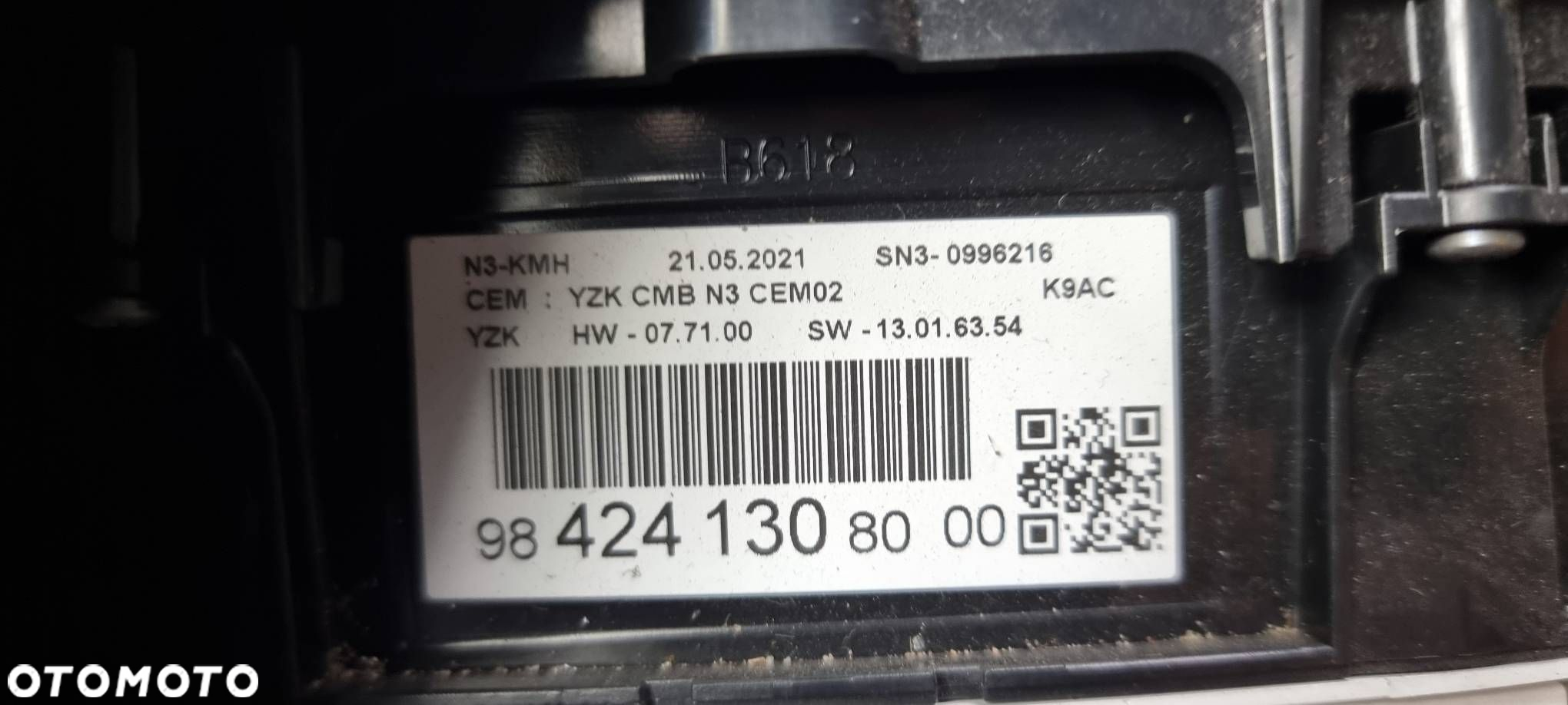 LICZNIK ZEGAR CITROEN BERLINGO III 984241308000 - 7