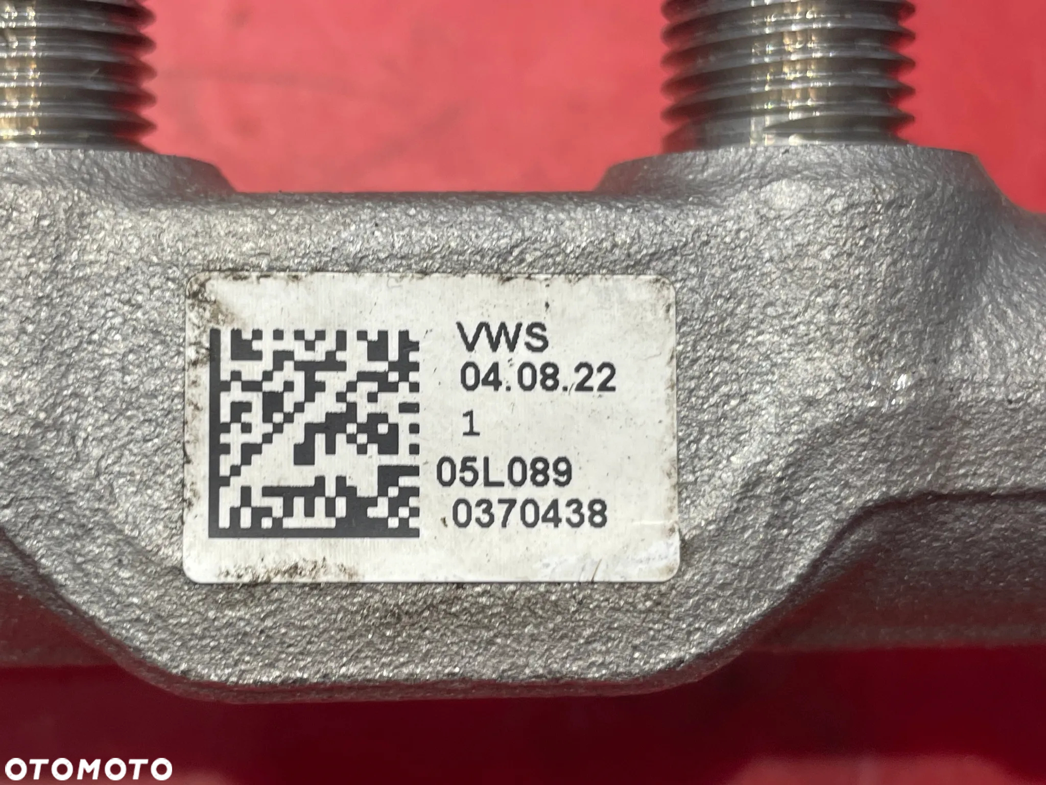 LISTWA WTRYSKOWA PALIWA AUDI Q7  0370438 05L089 - 3