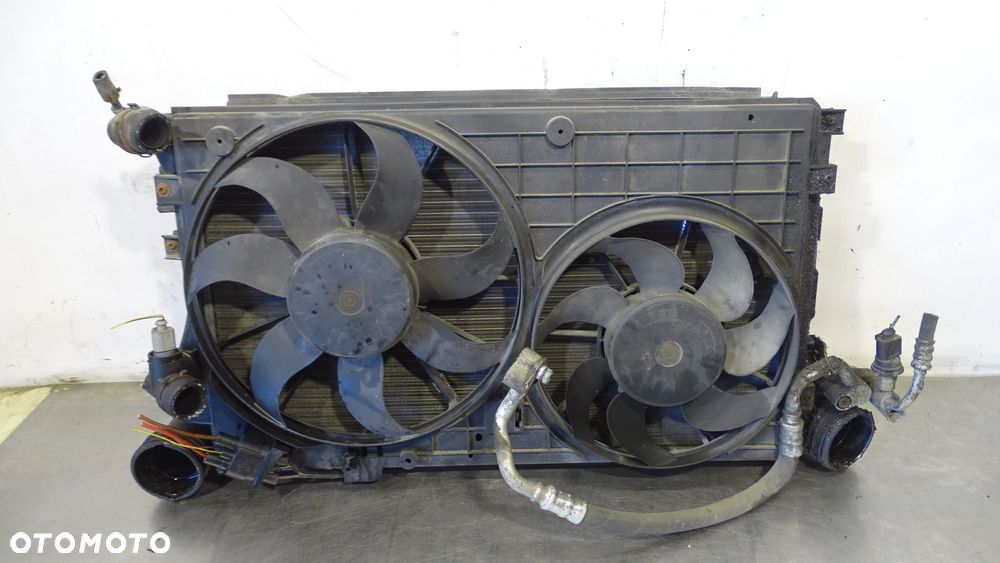 ZESTAW CHŁODNIC VOLKSWAGEN GOLF V 1.9TDI 1K0145803A - 1