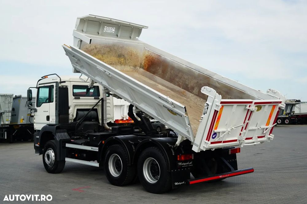 MAN TGA 33.350 / 6x4 / BASCULĂ / HIDRODOCKER / MEILLER KIPPER / BORDMATIC / MANUALĂ / IMPORTATĂ - 4