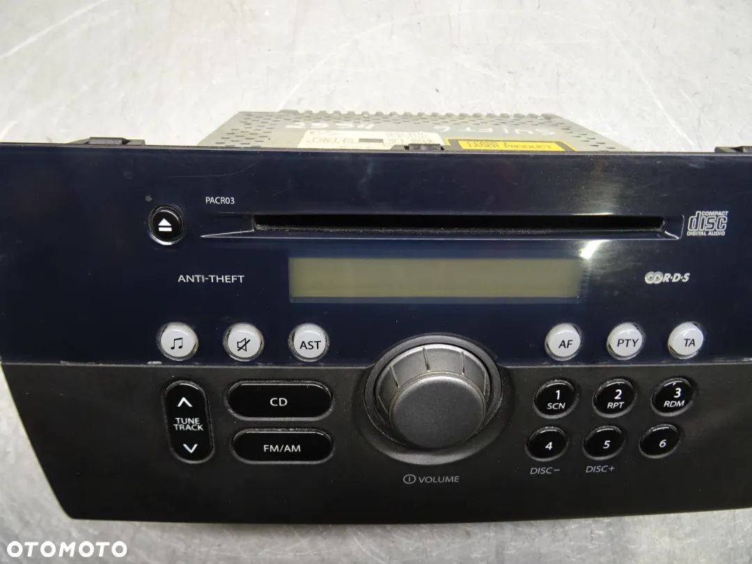 SUZUKI SWIFT IV MK6 1.3B RADIO + KOD 39101-62J1 PACR01 - 3