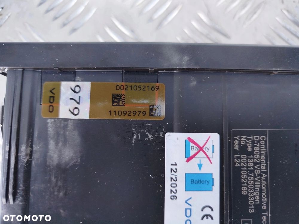TACHOGRAF VDO DAF KOMPLETNY NOWY TYP AAA235990020 - 5