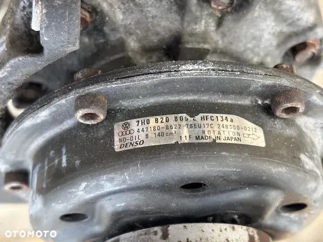 SPRĘŻARKA KOMPRESOR KLIMATYZACJI VOLKSWAGEN VW T5 2.5 7H0820805E - 6