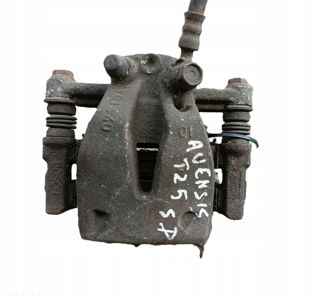 TOYOTA AVENSIS T25 03-09 r. ZACISK HAMULCOWY Z JARZMEM PRAWY TYŁ + - 2