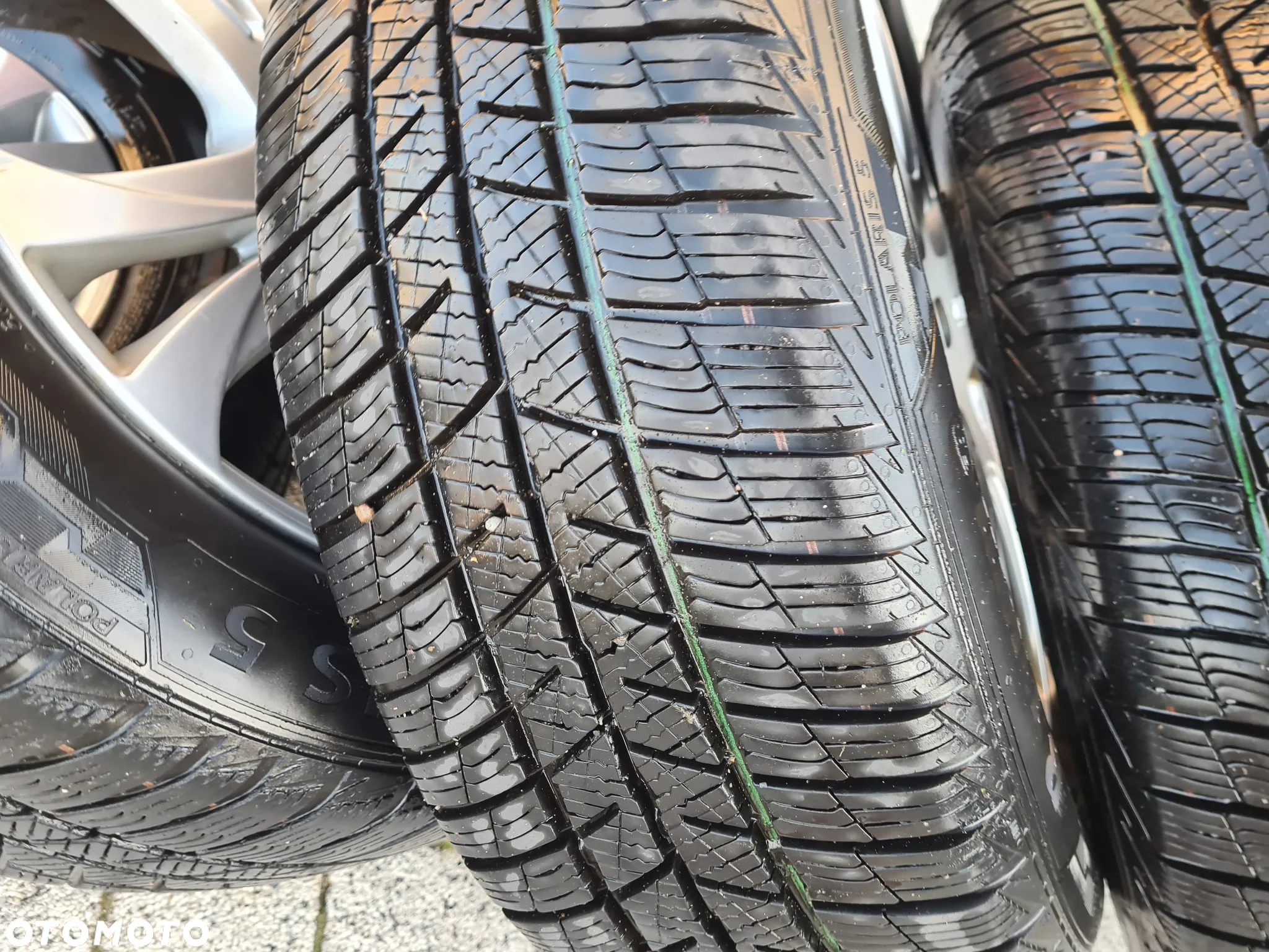4 felgi aluminiowe ALU r16" cali 6,5jx16 et55 rozstaw 5x114,3 Mazda 6 GH opony ZIMA Barum 205/60r16 koła - 8