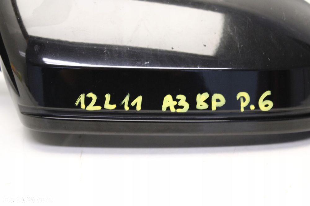 audi a3 8p lift 6 pin 08r- lusterko prawe zewnętrzne ly9b - 7
